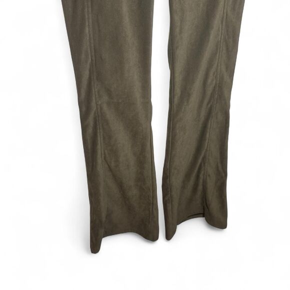 LEI Y2K Green Lace Up Flare Pants Size 9 - Picture 3 of 8